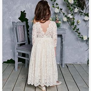 White lace dress 3t